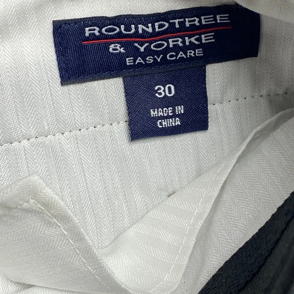 Roundtree & Yorke Travel Smart Mens Pleated Shorts‎ Expander Waistband 30 NWT